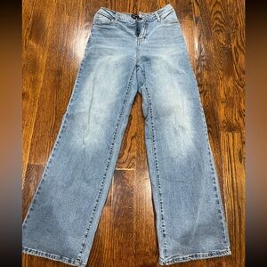 BCBGeneration Light Blue Baggy Wide Leg Jeans